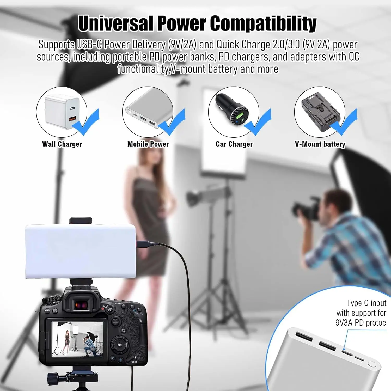 Canon Batería Ficticia USB-C para EOS R5 R6 R7 80D 90D 5D 6D 7D - imagen 2