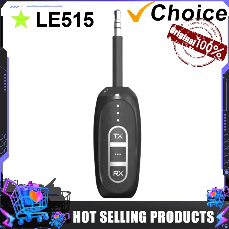 Transmisor y receptor Bluetooth 5,4 LE515 3 en 1, modo de transmisión LC3 actualizado, adaptador de Audio inalámbrico portátil para kit de TV y coche - imagen 2