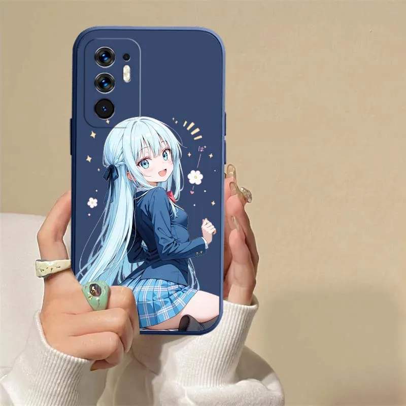 Anime FanArt Girl para OPPO Reno 14 13 9 8 7 Z T SE Pro Lite Pro Plus 5G funda de teléfono de borde recto suave - imagen 3