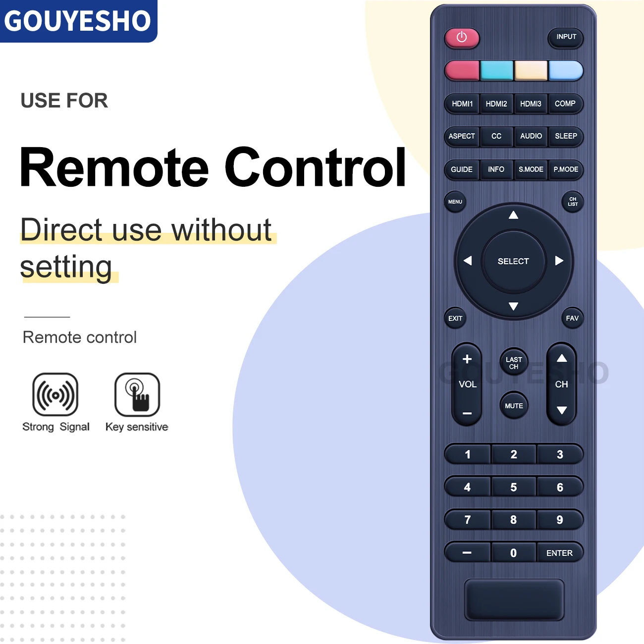 Mando a distancia 504Q4836101 para Hitachi 4K ULTRA LED HDTV 32C11 40C301 40C311, novedad - imagen 2