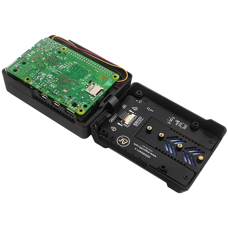 Argon NEO 5 M.2 NVME PCIE carcasa para Raspberry Pi 5 carcasa de aluminio ventilador incorporado Pi5 - imagen 4