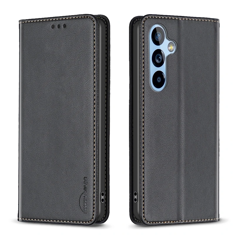 Funda de teléfono con tapa magnética para Samsung Galaxy M34 5G, cubierta de cuero con ranura para tarjeta, SM-M346B - imagen 4