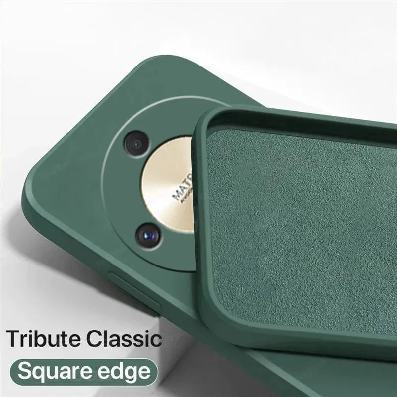 Para Honor Magic 6 Lite funda Huawei Honor Magic 6 Lite Capas a prueba de golpes silicona líquida suave Fundas Honor Magic 6 5 4 Lite