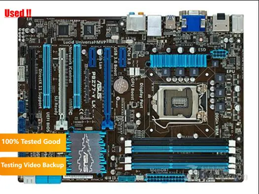 Placa base de escritorio Asus P8Z77-V LK Z77 Socket LGA 1155 i3 i5 i7 DDR3 32G ATX placa base Original - imagen 2