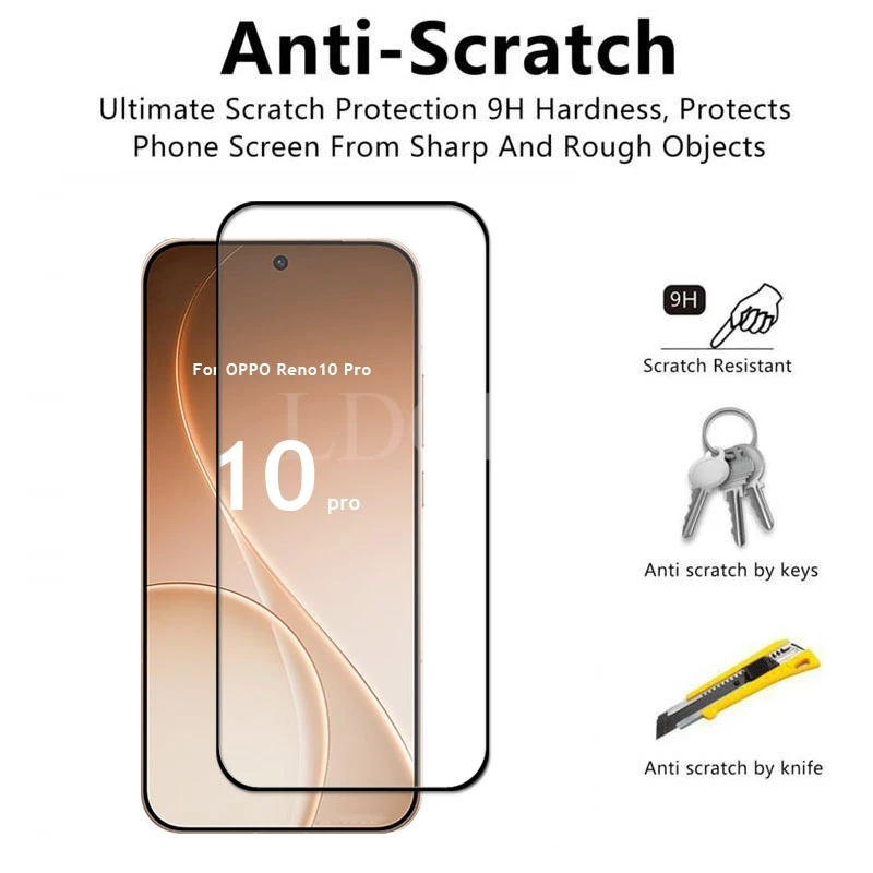 4 Uds vidrio para OPPO Reno 15 Pro vidrio Reno 15 Pro película templada pegamento completo Protector de pantalla película Reno 15 Pro vidrio templado