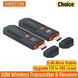 Extensor de vídeo inalámbrico 1080p para TV, portátil y cámara