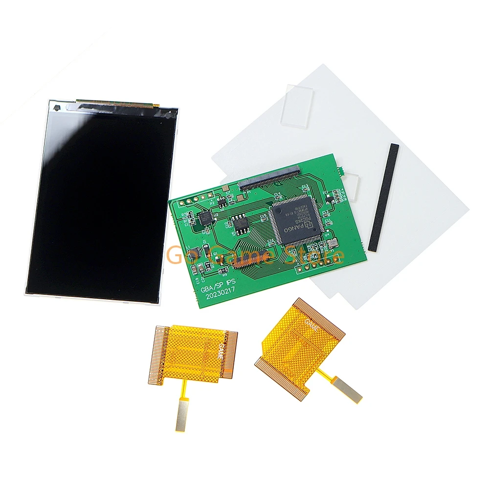 6 juegos para pantalla LCD GBA V2.0 IPS pantalla de tamaño Original de alto brillo carcasa sin cortes para consola Gameboy Advance - imagen 5