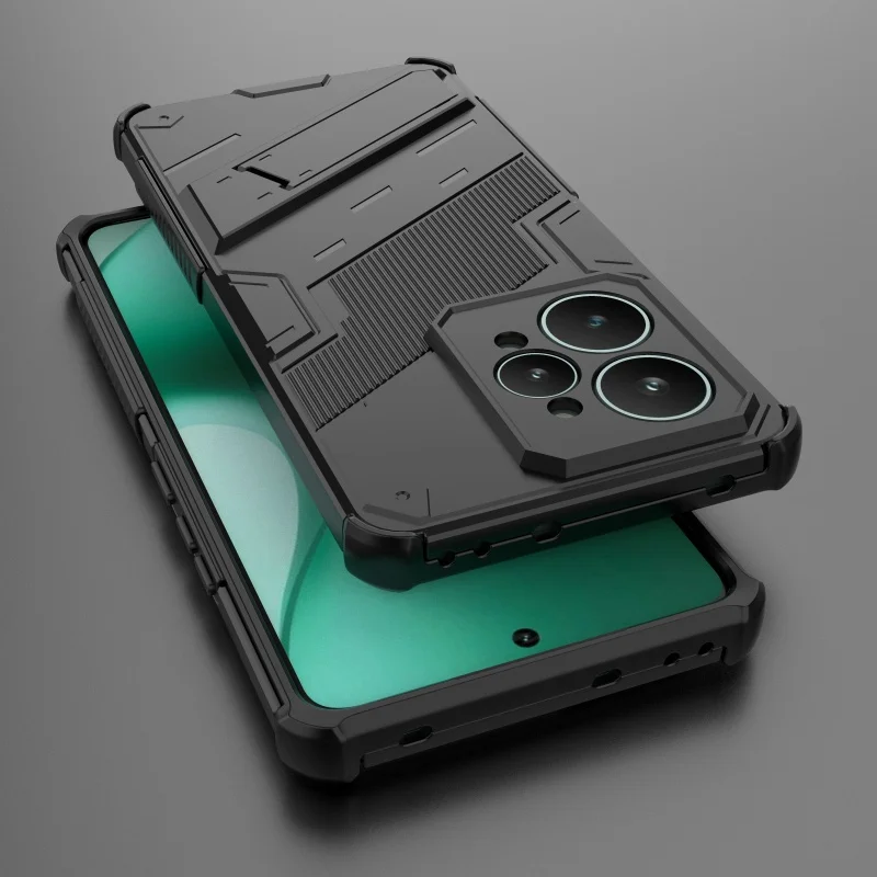 Para Redmi 15 5G funda Xiaomi Redmi 15 5G Capas armadura parachoques duro a prueba de golpes soporte de soporte cubierta para Redmi 15 5G Fundas - imagen 5