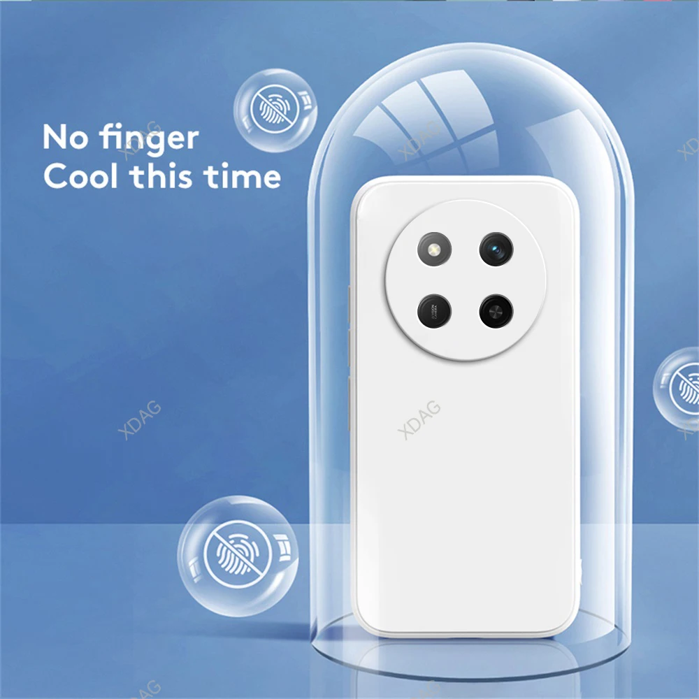 Original Phone Case for Honor Magic 7 Magic 7 Lite 7Lite 5G 6.78" BRP-NX1 Lens Protection Simple Soft Liquid Silicone Back Cover - imagen 3