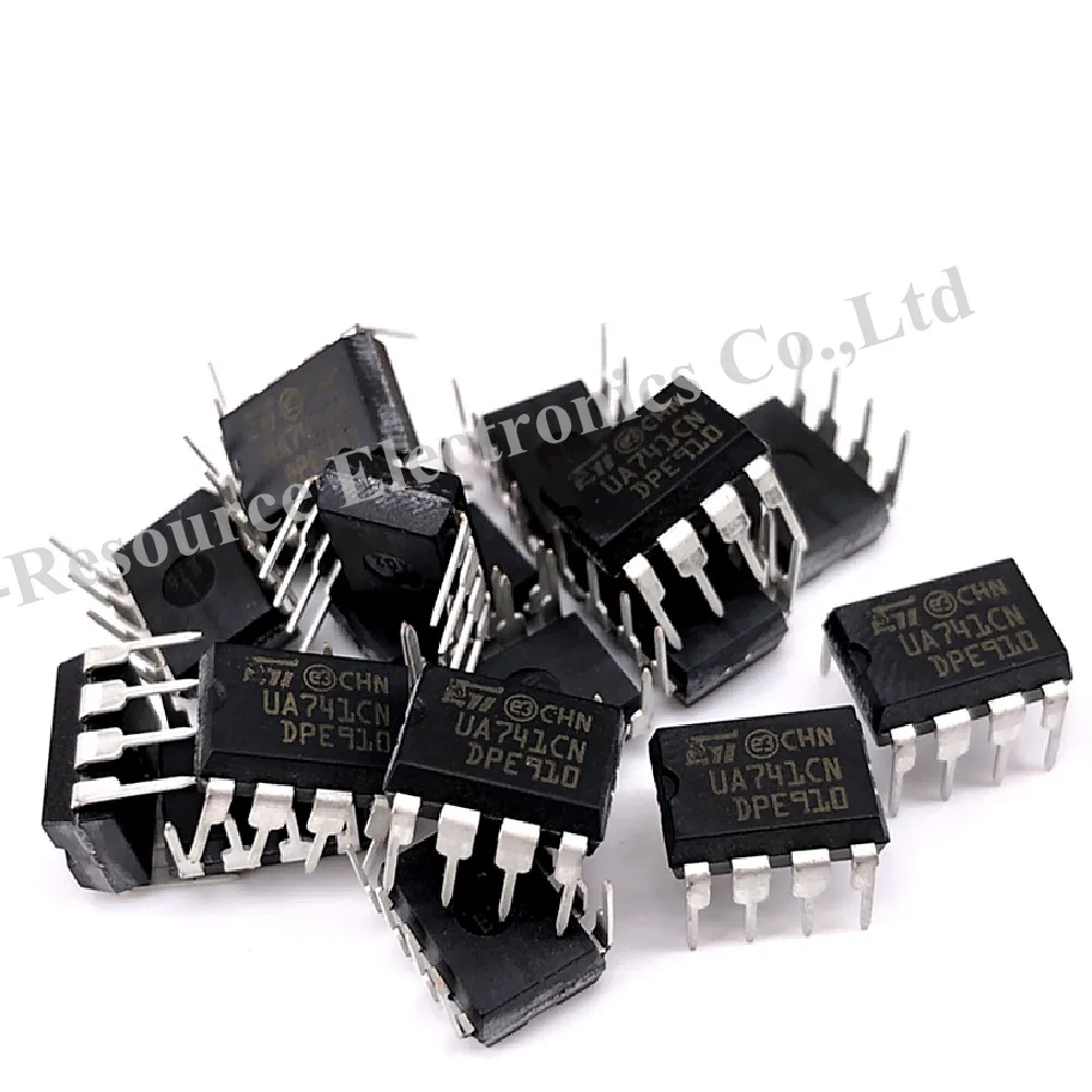 (10 piezas) UA741CN DIP-8 UA741CA UA741CP UA741 DIP amplificador operativo único de uso General