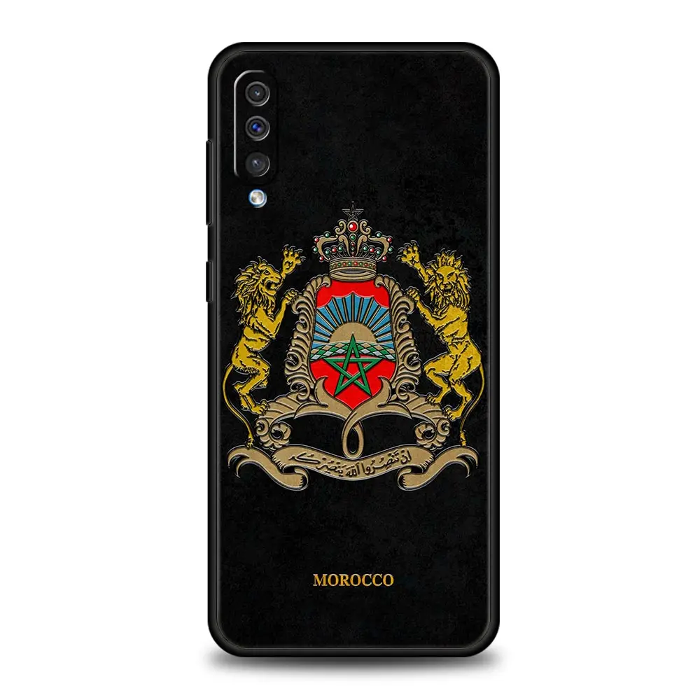 Funda de teléfono de fútbol con bandera de Marruecos para Samsung Galaxy, funda de silicona para Samsung Galaxy A52, A50, A70, A10, A30, A40, A20S, A20E, A02S, A12, A22, A72, A32, 5G, A04s - imagen 2