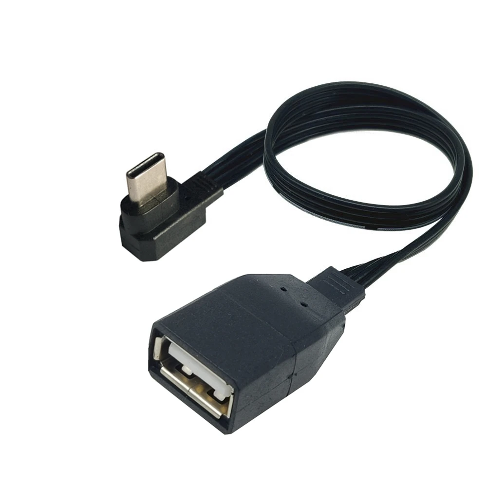 Adaptador USB tipo C Cable adaptador OTG 5CM-50CM USB 3,1 tipo C enchufe a USB 2,0 un adaptador de Cable de datos OTG hembra