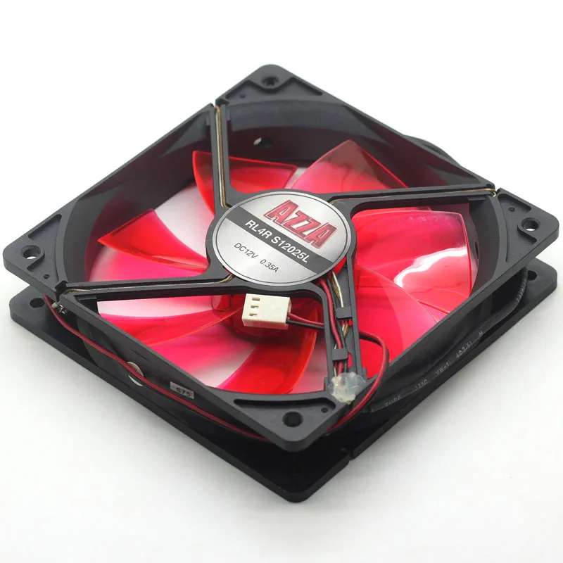 Ventilador de chasis AZZA RL4R S12025L 12CM 12V 0.35A 12025 con refrigeración ligera 120x120x25mm - imagen 4