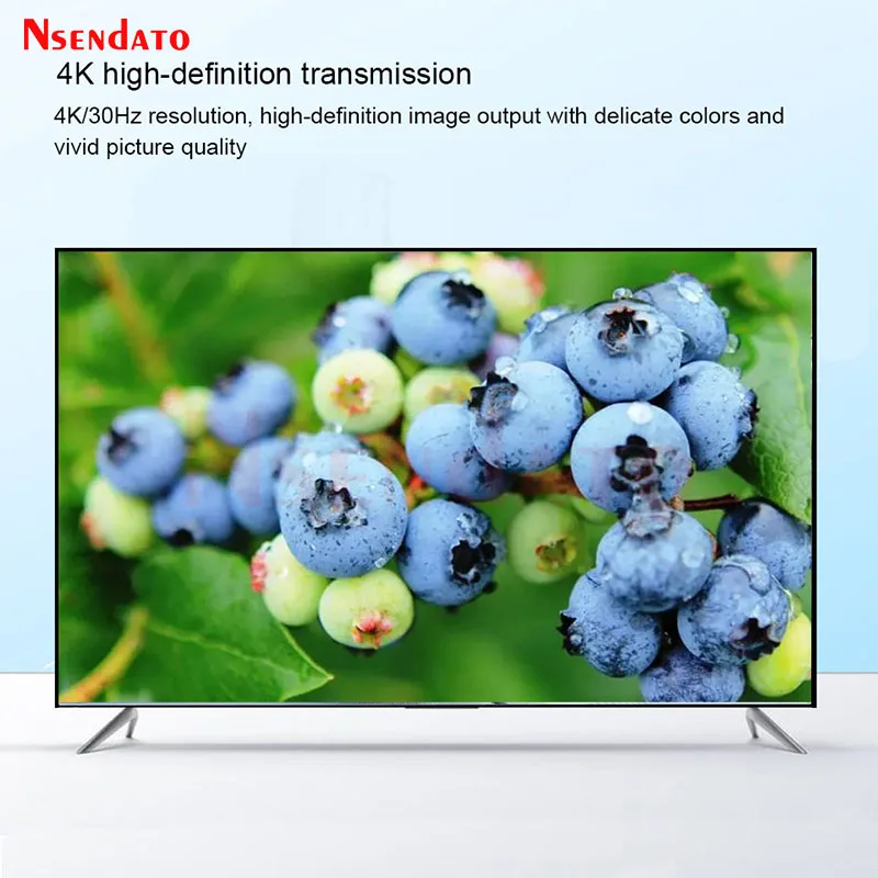 Adaptador divisor de estación de acoplamiento 4 puertos 4K HDMI USB tipo C 3,0 compatible con extensor de pantalla múltiple para Windows/macOS/Android/Linux - imagen 3