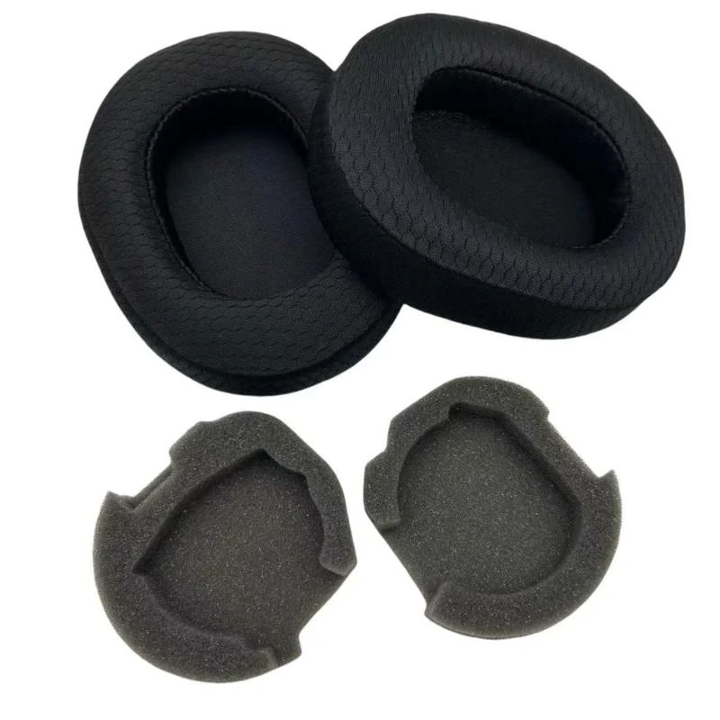 1 par de almohadillas para los oídos, almohadillas de malla de repuesto, almohadillas para los oídos, cubierta de esponjas, orejeras para auriculares Sony WH-1000XM5