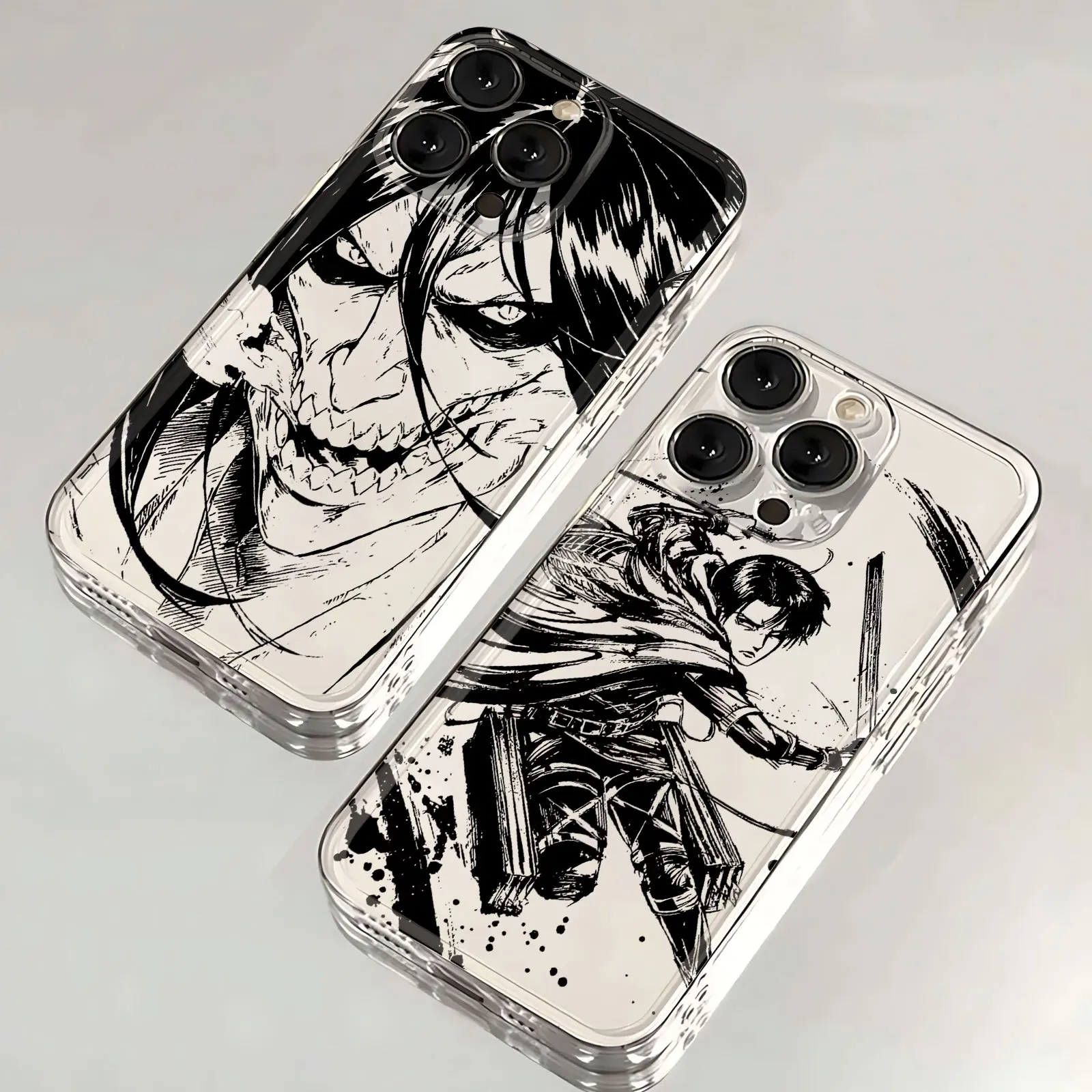 Funda de teléfono Anime Attack On Titan para OPPO Realme, C67, C65, C63, C55, C53, C35, C30, C11, 12, 10, 9, 8, 7, 6, 5, 3 Pro Plus, 4G, 5G