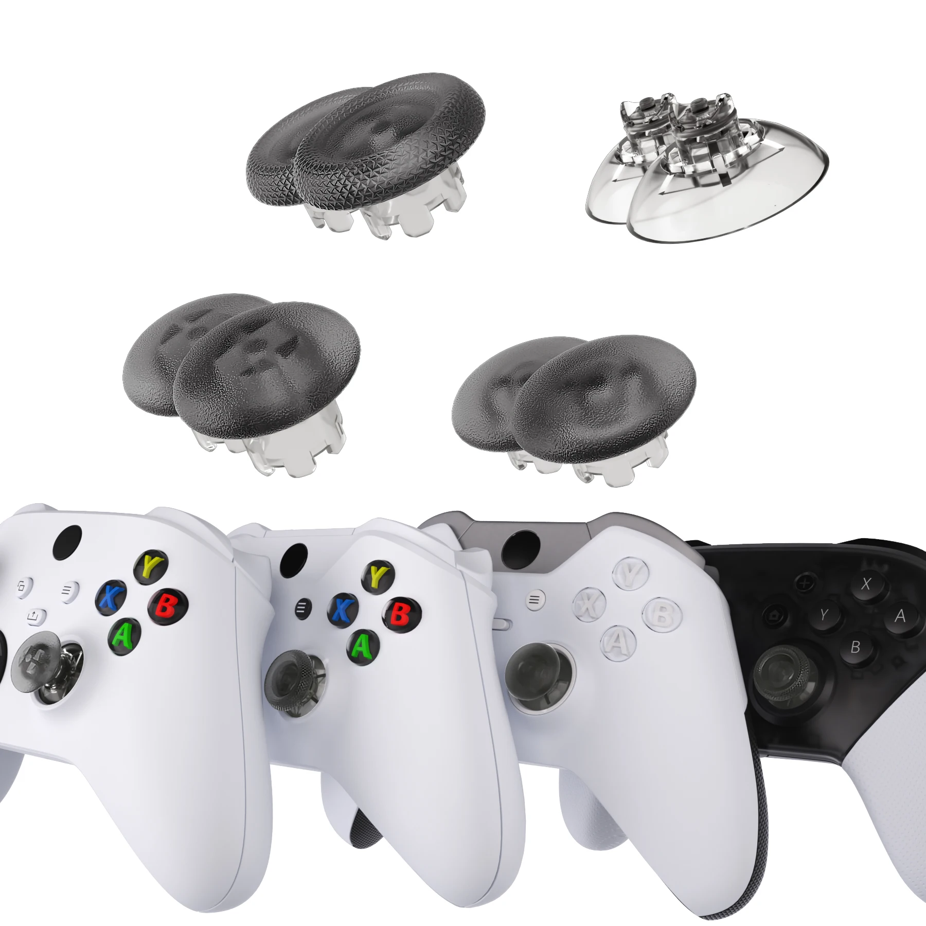 Thumbsticks intercambiables eXtremeRate para controlador Xbox Core, Xbox One S/X, Xbox Elite V1, palo intercambiable para NS Pro - imagen 4