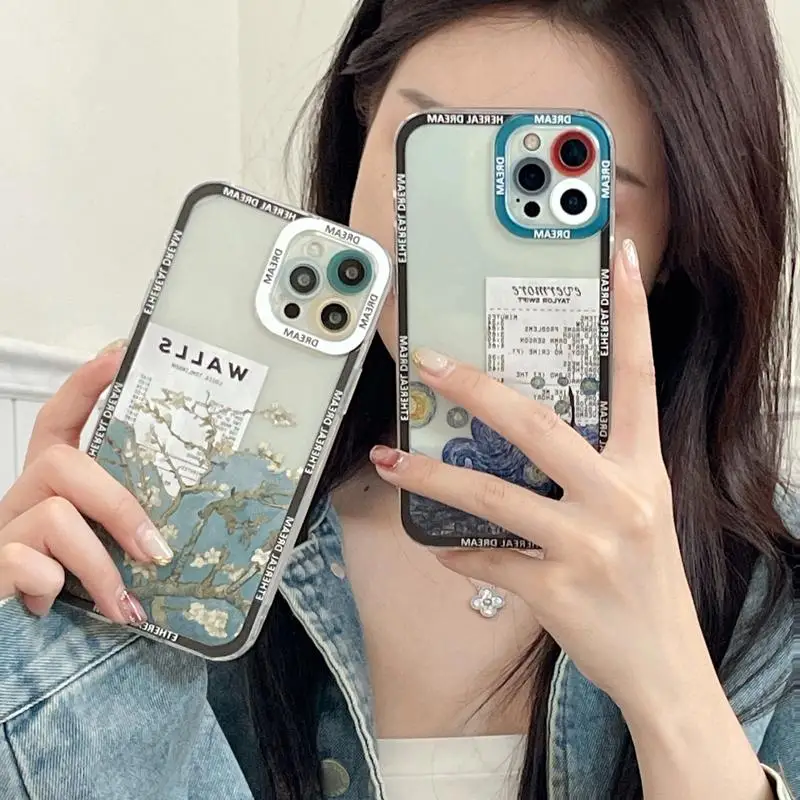 Funda de teléfono de noche estrellada para Samsung Galaxy A54 S24 Ultra S23 S22 Plus S21 S20 FE A55 5G A34 A35 A53 A14 A51 A32 A52 A05 A05S A04 - imagen 3