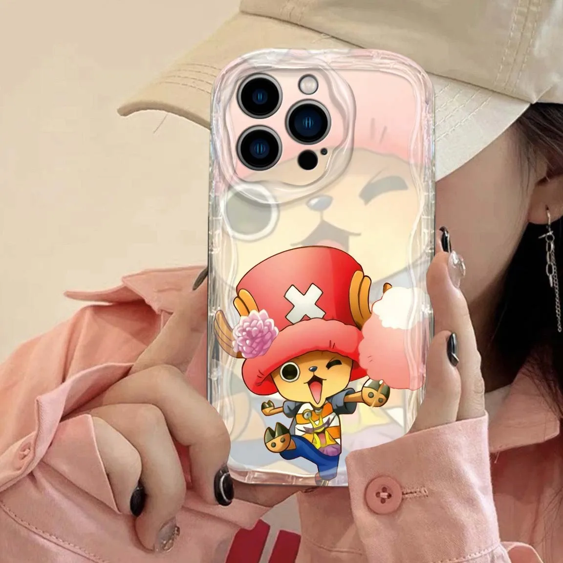 Funda Tony Chopper para iPhone XR 16 15 14 13 12 11 Pro Plus Max Mini Wave Oil funda de teléfono - imagen 2