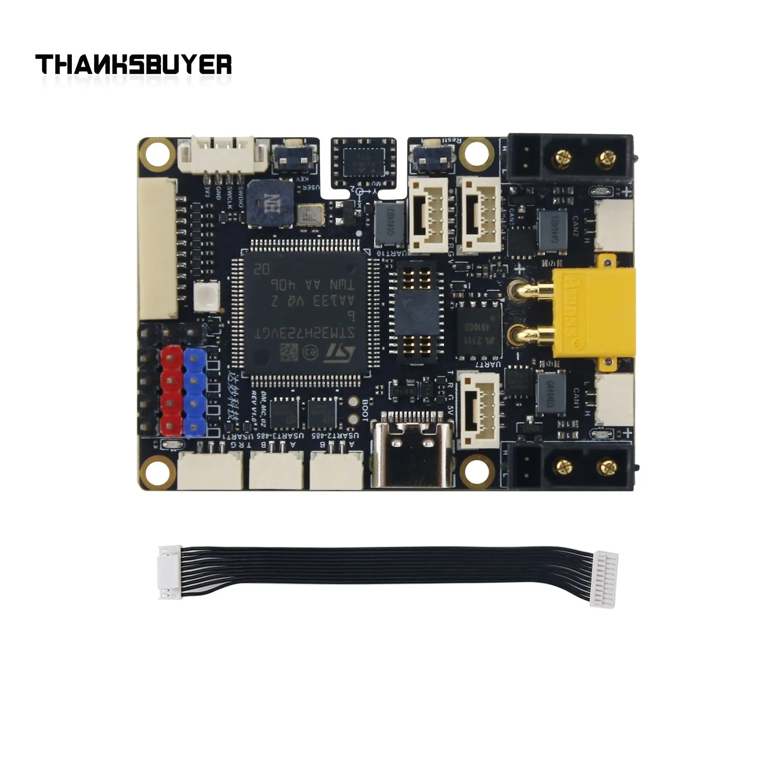 Placa de desarrollo DM-MC02 STM32 Tablero de control principal (con cable de descarga) para robots y brazos robóticos