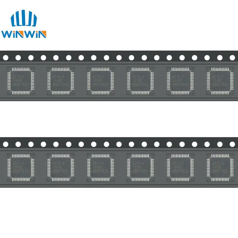 5 unids/lote AS15-F AS15F AS15-G AS15G QFP48 AS15 chip LCD Original E-CMOS
