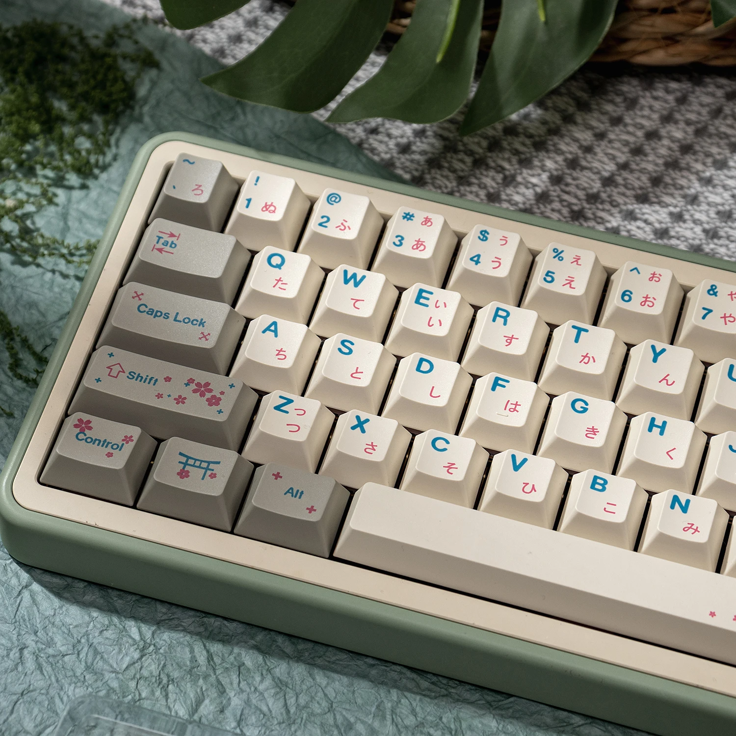 Teclas Retro Sakura de 148 teclas, teclas PBT sublimadas con perfil de cereza, diseño japonés para teclado mecánico MX 64/87/96/104