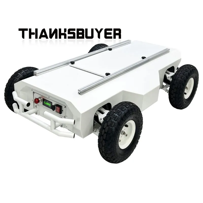 Chasis robótico de dirección diferencial de Control lineal WR200X, capacidad de carga de 50KG para desarrollo de opensource de Robot ROS