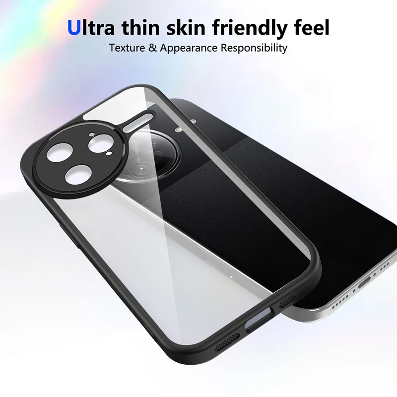 Funda de silicona transparente para Xiaomi Poco F7 PocoF7 Pro Ultra PocoF7Pro PC trasera TPU parachoques a prueba de golpes fundas de teléfono transparentes - imagen 3