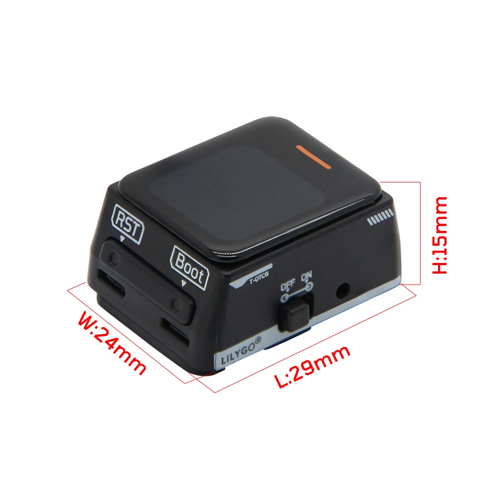 LILYGO® T-QTC6 Placa de desarrollo de , módulo inalámbrico con gestión de energía, pantalla LCD táctil de 0,85 pulgadas, WiFi 6, Bluetooth 5 - imagen 4