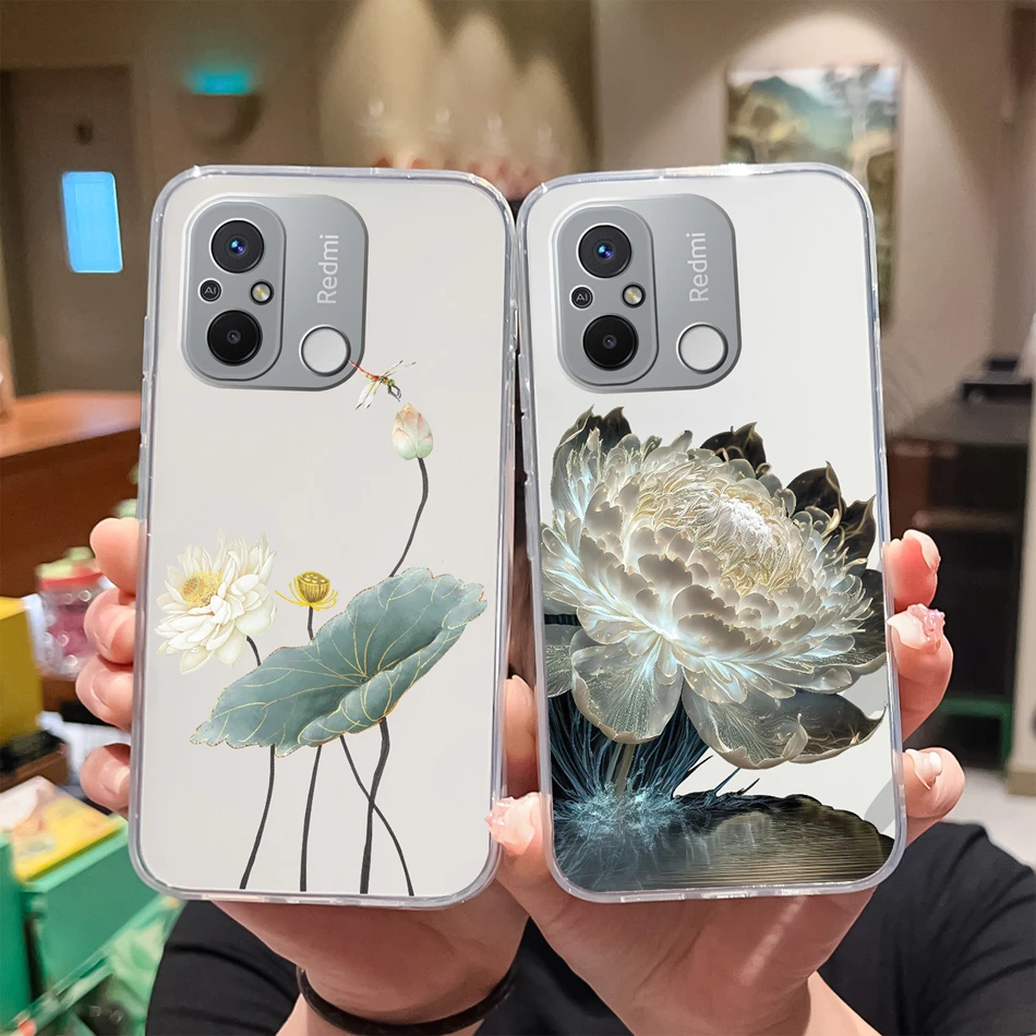 Para Redmi 12C 11A Poco C55 Funda de teléfono mariposa colorida suave TPU Funda de silicona transparente para Redmi12C 11A Poco C 55 parachoques - imagen 5