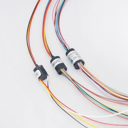 Anillo colector Micro de 8,5mm, 4/8/12 canales, 1A, anillo colector giratorio para cardán manual PTZ, dispositivos de Rotor RC, anillos de actualización de colector eléctrico