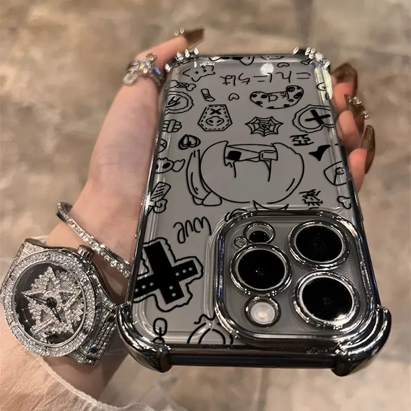 Funda chapada de cómics Takanashi Rikka para Oppo Reno12 Reno11 Reno10 Reno8 Reno7 Reno6 Reno5 Z F T Pro Plus 4G 5G cubierta de Airbag - imagen 3