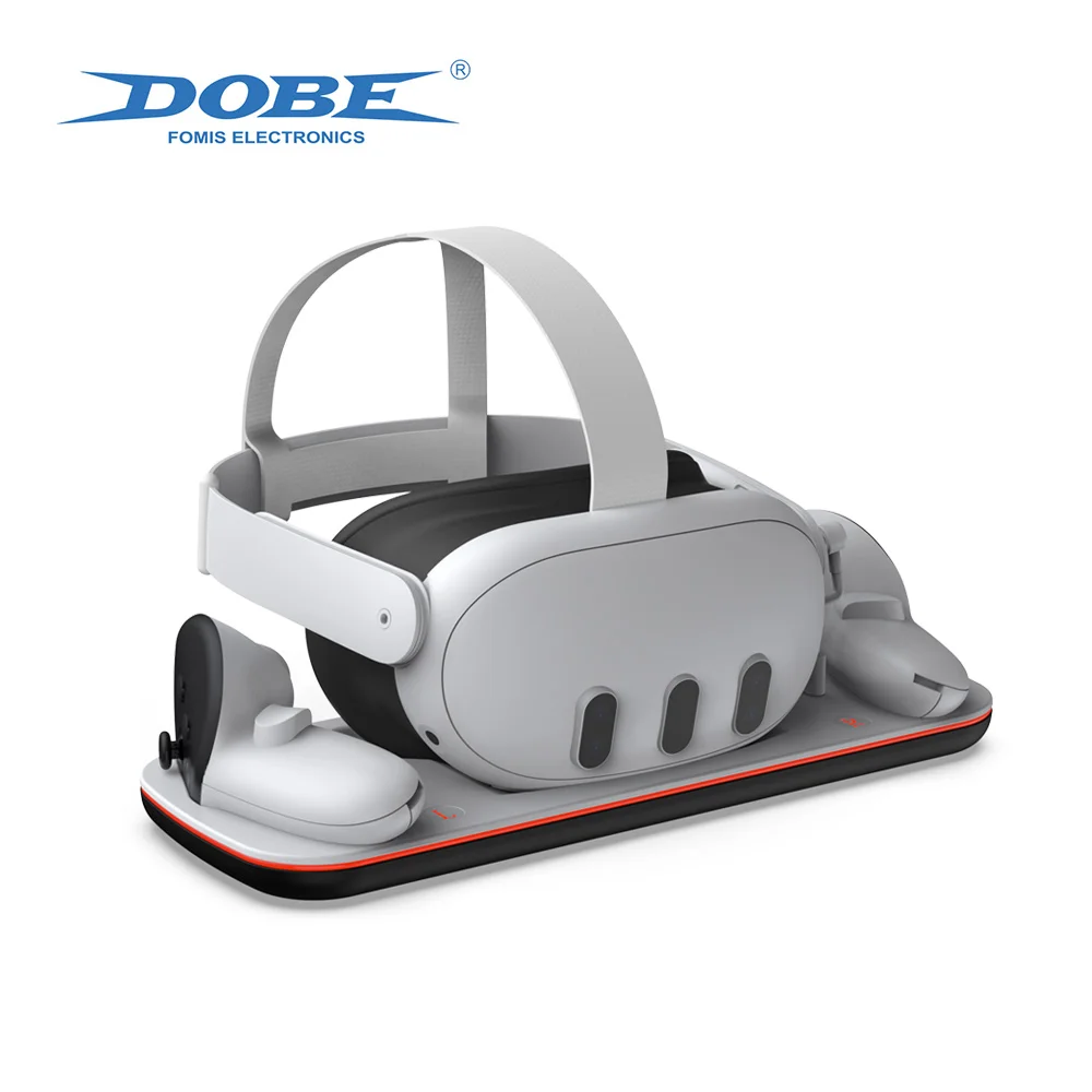 Base de carga rápida DOBE TY-3868 para OCULUS Q3/Q3S, compatible con manijas de cabezal VR, carga con Control de alta precisión - imagen 2