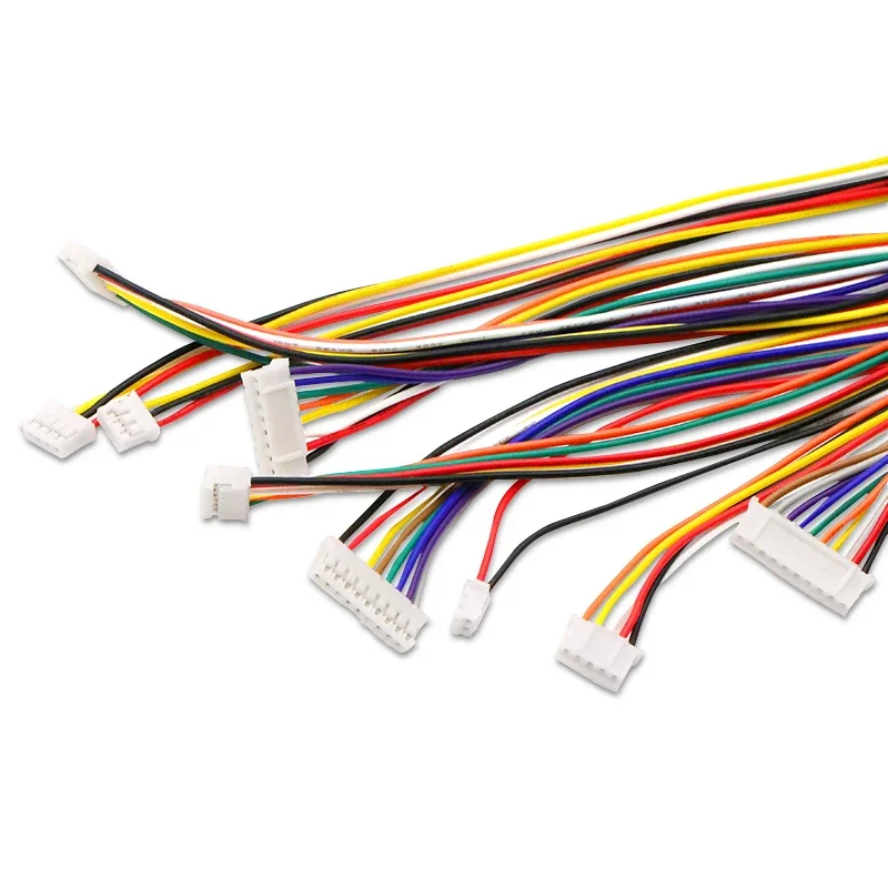 Cable electrónico PH2.0 de un solo cabezal, Terminal de cinta de Color estañado, longitud del cable de conexión 30CM, 2 posiciones 3/4/6P/12P, 1 Uds. - imagen 3