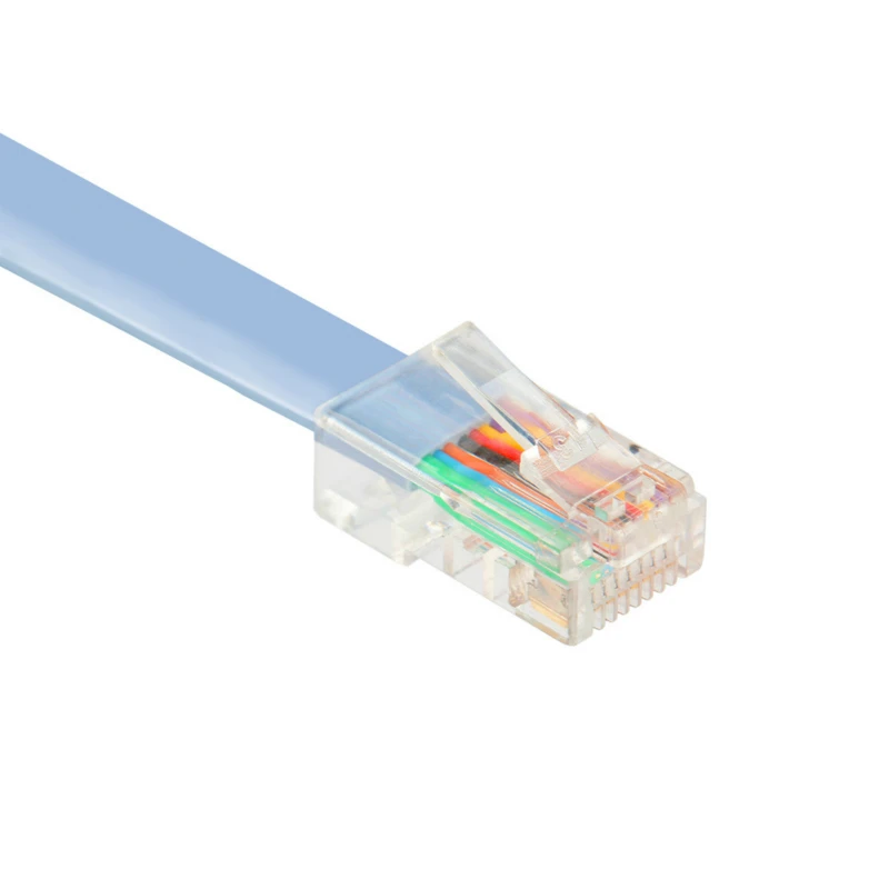 Cable de consola USB a RJ45 de 1,8 M, Cable de consola de línea de depuración A7H5 para la consola de enrutador Cisco H3C, HP Arba 9306, Huawei - imagen 2