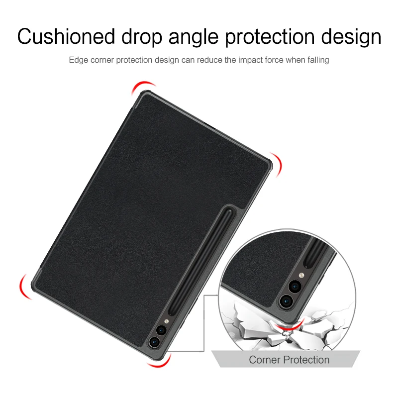 Funda HUWEI para Samsung Galaxy Tab S9 11 "SM-X710 SM-X716B SM-X718U funda con soporte abatible para Tab S9 Plus S9 Ultra funda inteligente para tableta - imagen 2