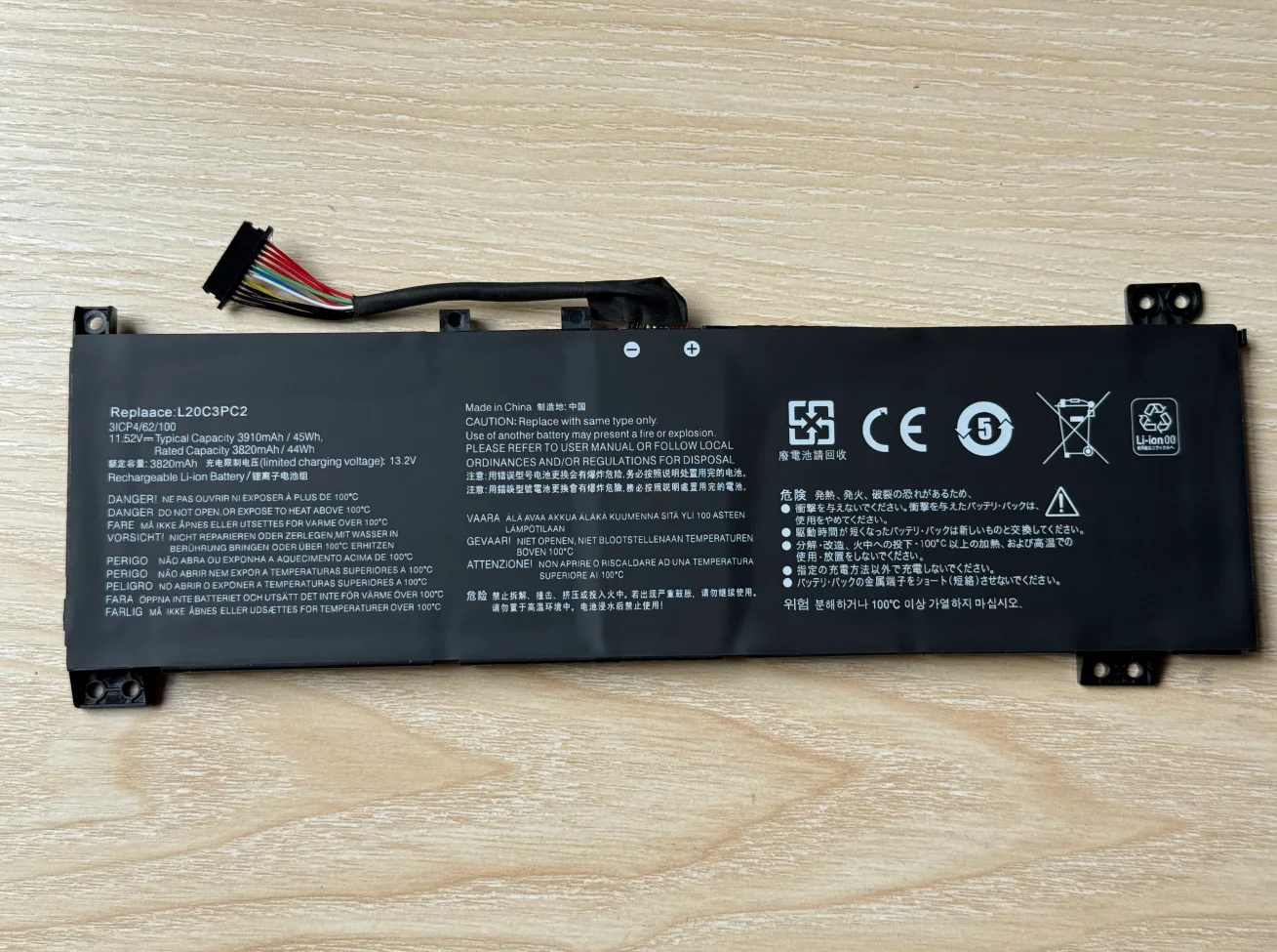 L20M3PC2 L20C3PC2 batería del ordenador portátil para Lenovo ideapad Gaming 3 15ACH6 15IHU6 82K1 82K2 L20L3PC2 L20D3PC2 11,52 V 45WH - imagen 3