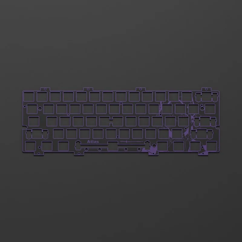 Placa de teclado dedicada Rakkav2 Atlas, placa de posicionamiento dorada de inmersión 6.25u para accesorios de teclado mecánico de oficina para juegos