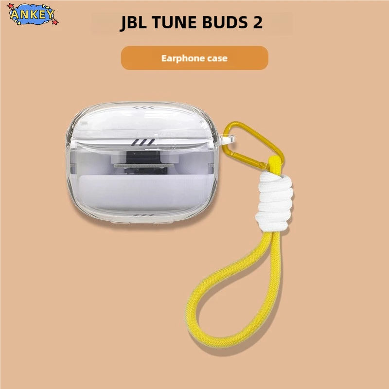 Clear Yellow Lanyard