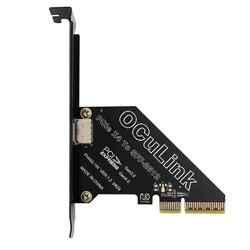 Convertidor PCIe a Oculink – Soporte perfil bajo GPU U.2 SSD