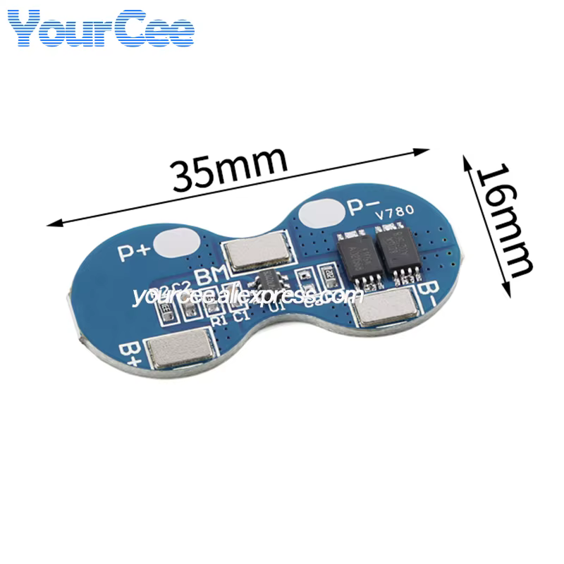 20 piezas/1 unidad 2S 7,4 V 8,4 V 3A Li-ion batería de litio 18650 módulo de placa de protección del cargador BMS PCM Lipo batería 2 paquete de celdas 2S-A18 - imagen 3