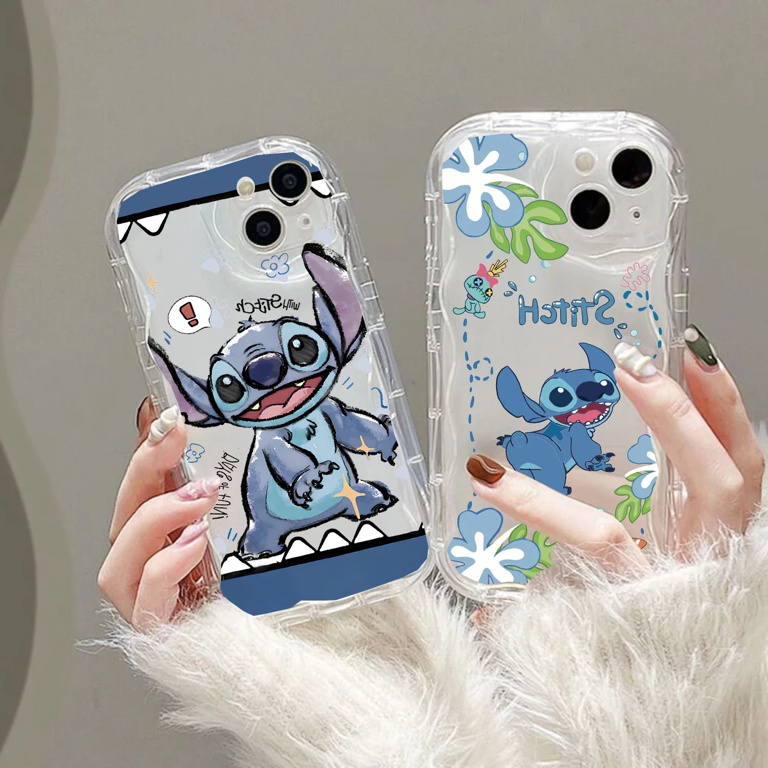 Funda de dibujos animados de punto para VIVO Y19S Y17S Y03 Y28 Y21 Y19 Y17 Y11 Y20 Y22S Y02S Y76 Y35 Y36 Y50 Y77 Y55 Y78 Plus Y33S Y21S Y100