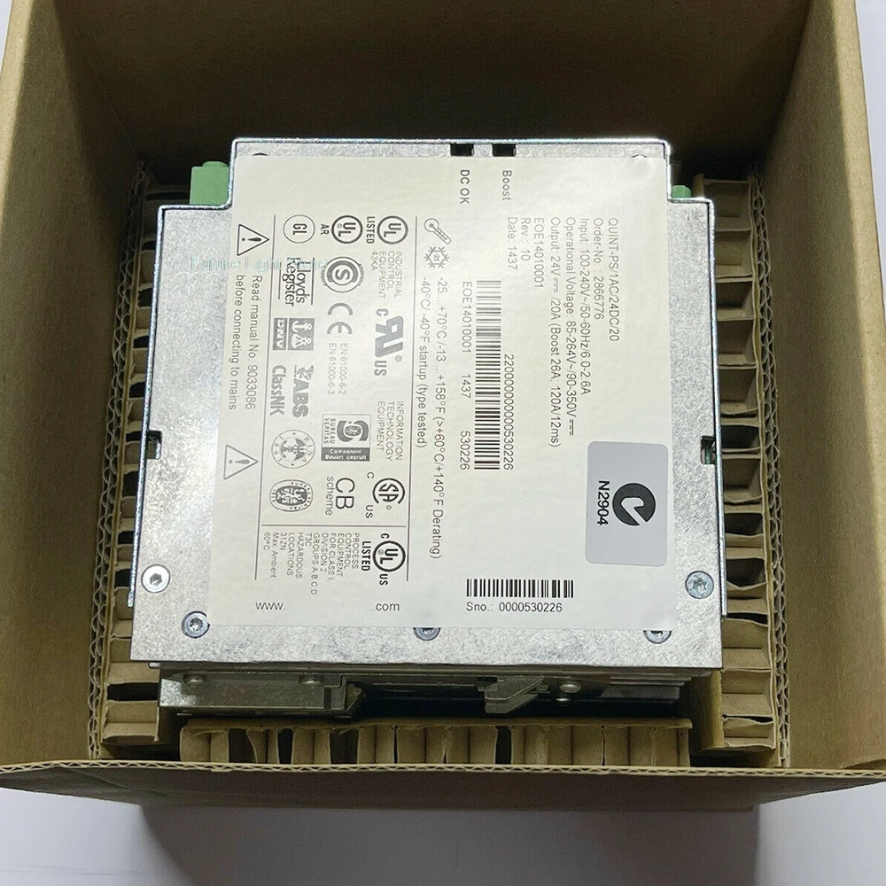 Fuente de alimentación conmutada en riel QUINT-PS/1AC/24DC/20 2866776 24 V CC / 20 A - imagen 2