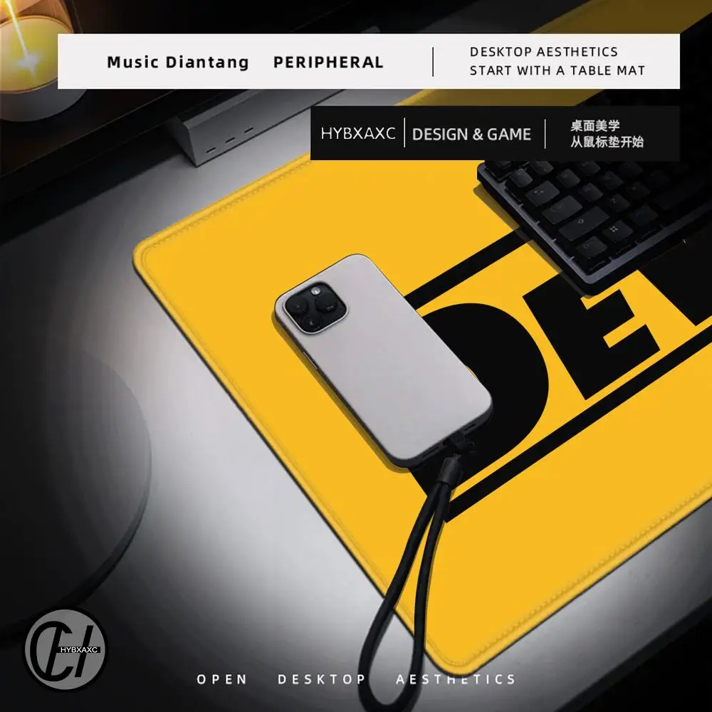 D-DeWalts Alfombrilla de ratón Alfombrilla de ratón grande para juegos LockEdge Alfombrilla de escritorio para teclado de computadora engrosada - imagen 4