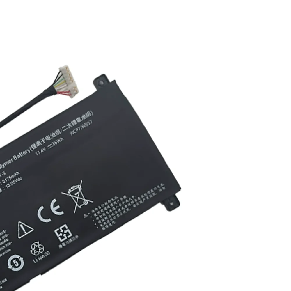 NL40BAT-3 11.4V 36Wh 3175mAh Laptop Battery For Clevo NL40CU NL41GU NL41LU NL51LU For MACHENIKE MACHCREATOR-AAS3AU Mechrevo - imagen 3