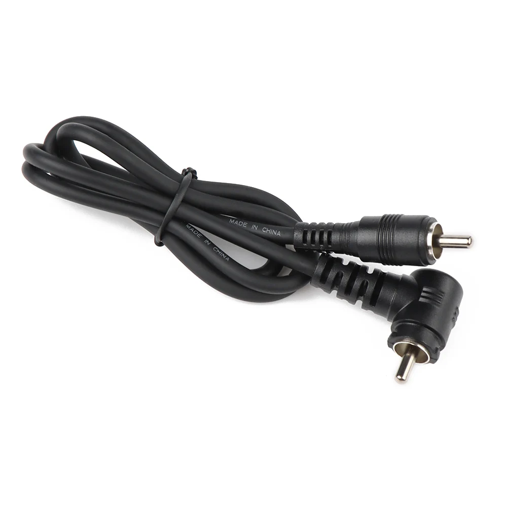 【LANO】 Conector RCA Macho a Hembra / Macho en Ángulo con Clip de Bloqueo, Cable Resistente al Frío para Película Calefactora de Casco de Motocicleta - imagen 4
