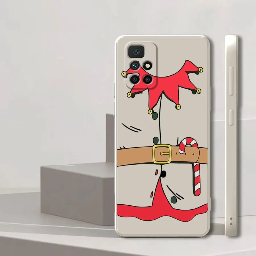 Funda de teléfono con elementos de ropa navideña, funda suave creativa para Xiaomi Redmi 12C 9 8 K60 A1 10 K40 13C A2 A3x 14C - imagen 5