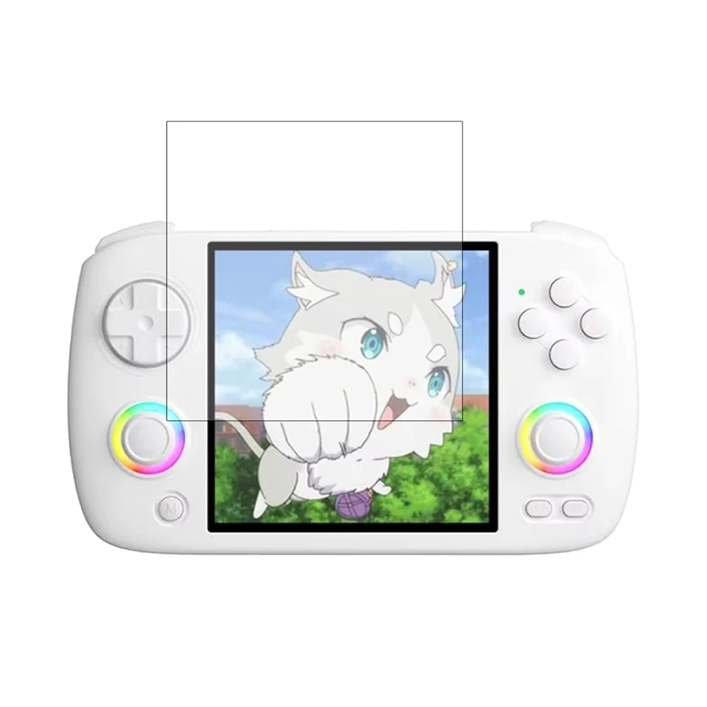 Película protectora de pantalla de vidrio templado HD 9H, película templada de alta sensibilidad al tacto para accesorios de juego Anbernic RG CubeXX - imagen 5