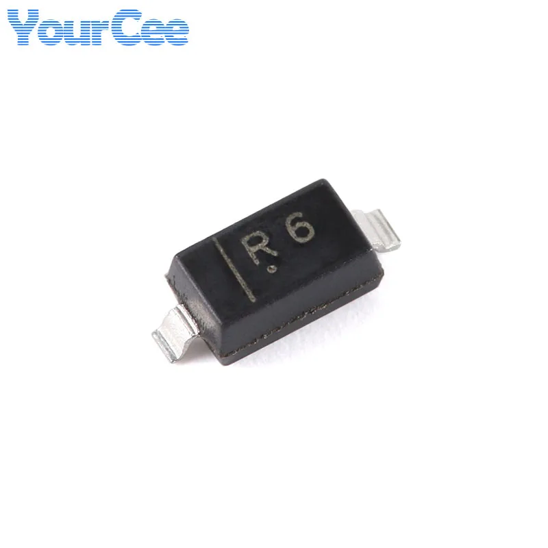 50 Uds MBR0580 MBR0560 MBR0540 MBR0530 MBR0520 SOD-123 80V 60V 40V 30V 20V R8 R6 R4 R3 R2 500mA Chip de diodo Schottky - imagen 5