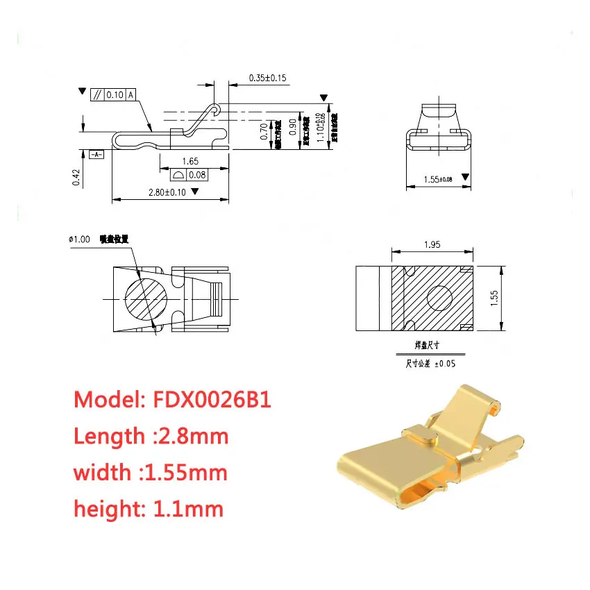 Cltgxdd 10 Uds antena metralla batería de acero inoxidable Terminal de conexión a tierra conductor conector de contacto de señal - imagen 5